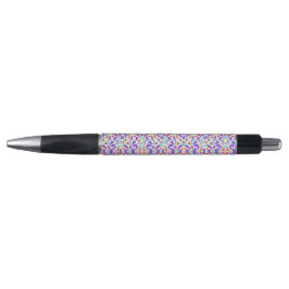 Der Stift hat schwarze Akzente und einen Klick