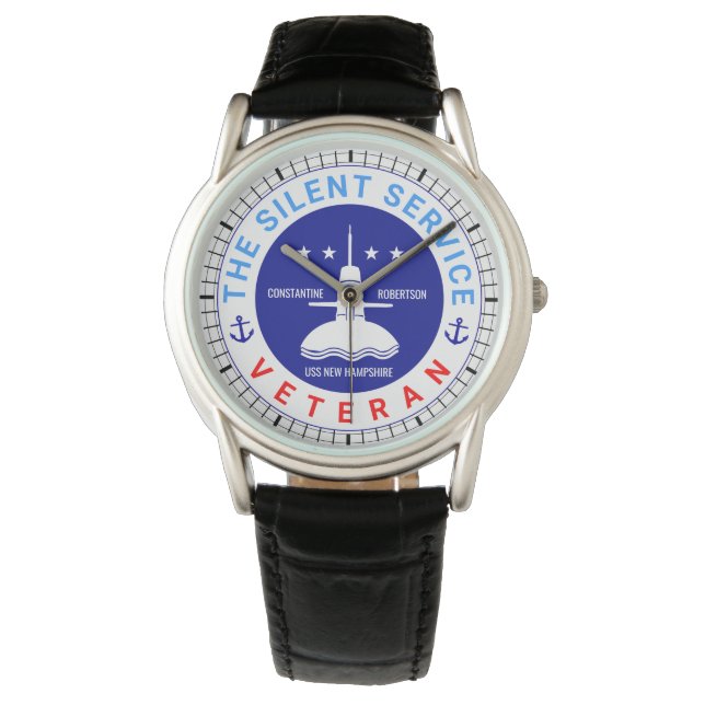Der Stille Service Veteran elegant Armbanduhr (Vorderseite)