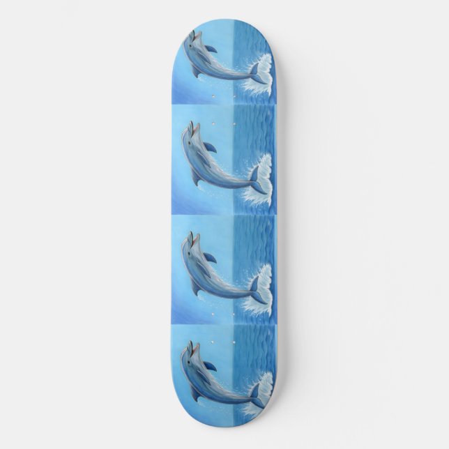 Der stille Tanz des Delfins Skateboard (Vorderseite)
