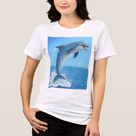 Der stille Tanz des Delfins Tri-Blend Shirt