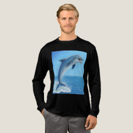 Der stille Tanz des Delfins Tri-Blend Shirt
