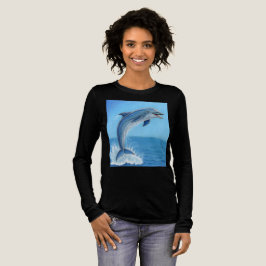 Der stille Tanz des Delfins Tri-Blend Shirt