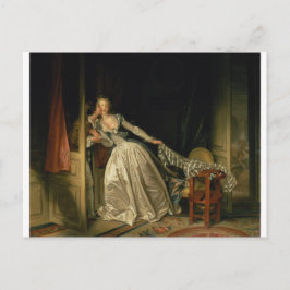 Der Stolen Kiss von Jean-Honore Fragonard Postkarte