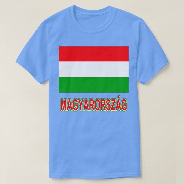 Der Stolz der ungarischen Nationalflagge T-Shirt (Design vorne)