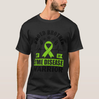 Der stolze Bruder einer Lyme-Krankheit Kriegerin T T-Shirt