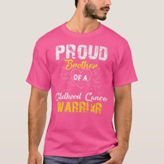 Der stolze Bruder eines Krebskriegers im Kindesalt T-Shirt
