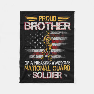 Der stolze Bruder von Soldaten der Nationalgarde D Fleecedecke
