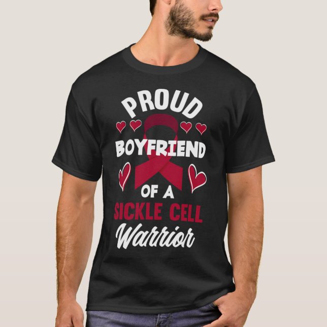 Der stolze Freund eines Sichelzellenkriegers T-Shirt (Vorderseite)