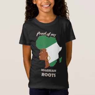 Der stolze nigerianische Roots Black History Month T-Shirt