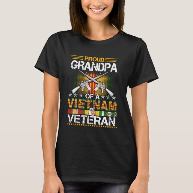Der stolze Opa eines vietnamesischen Veteranen mei T-Shirt (Vorderseite)