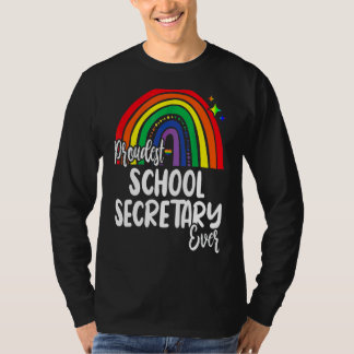 Der stolzeste Schulsekretär, den ich je versproche T-Shirt