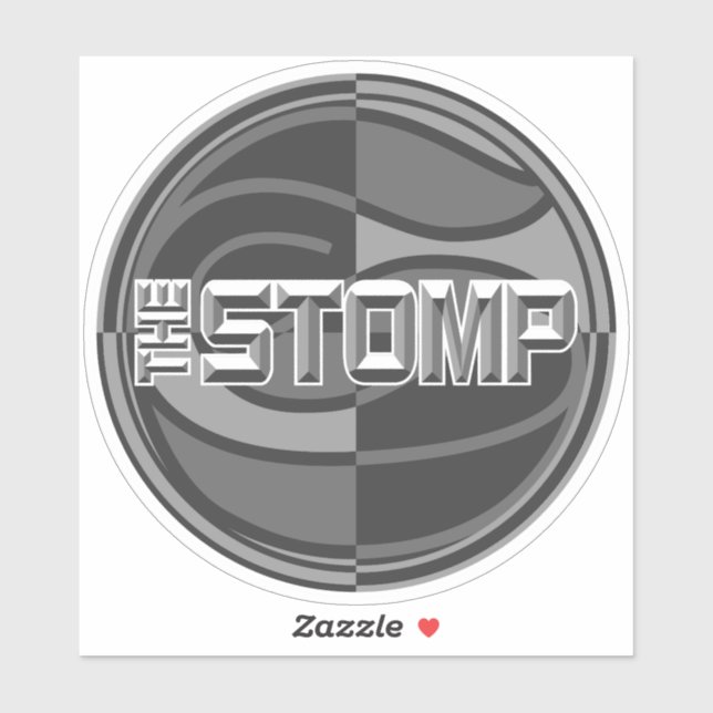 Der STOMP unterdrückte Aufkleber (Blatt)