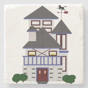 Der Stone-Untersetzer im Haus Steinuntersetzer