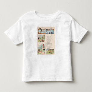 Der Storch und der Fox von den Fabeln Kleinkind T-shirt