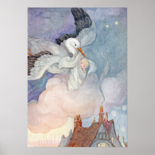 Der Stork von Anne Anderson Poster