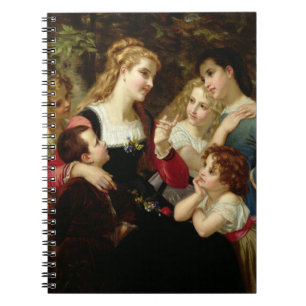 Der Storyteller, 1874 (Öl auf Leinwand) Notizblock