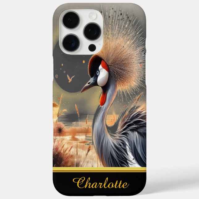 Der straffe Kran steht an vorderster Stelle iPhone 16 Pro Max Hülle (Rückseite)