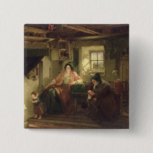 Der Strahl von Sonnenlicht, 1857 Button (Vorderseite)