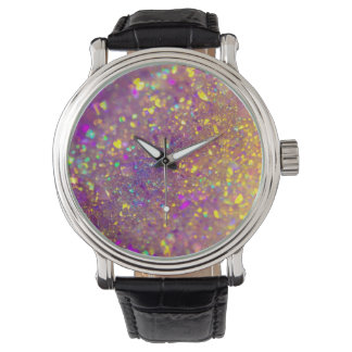 Der strahlende Holografischer Opal Armbanduhr