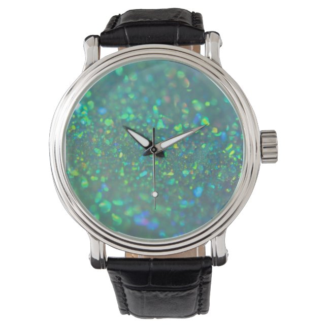 Der strahlende Holografischer Opal Armbanduhr (Vorderseite)