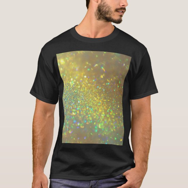 Der strahlende Holografischer Opal T-Shirt (Vorderseite)
