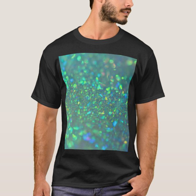 Der strahlende Holografischer Opal T-Shirt (Vorderseite)