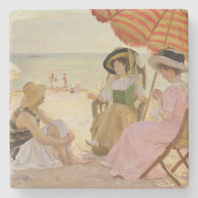 Der Strand, 1929 Steinuntersetzer (Vorderseite)
