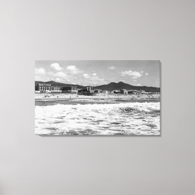 Der Strand am Meer, Oregon-Foto Leinwanddruck (Vorderseite)