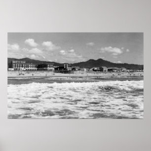 Der Strand am Meer, Oregon-Foto Poster