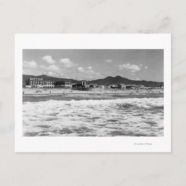 Der Strand am Meer, Oregon-Foto Postkarte (Vorderseite)