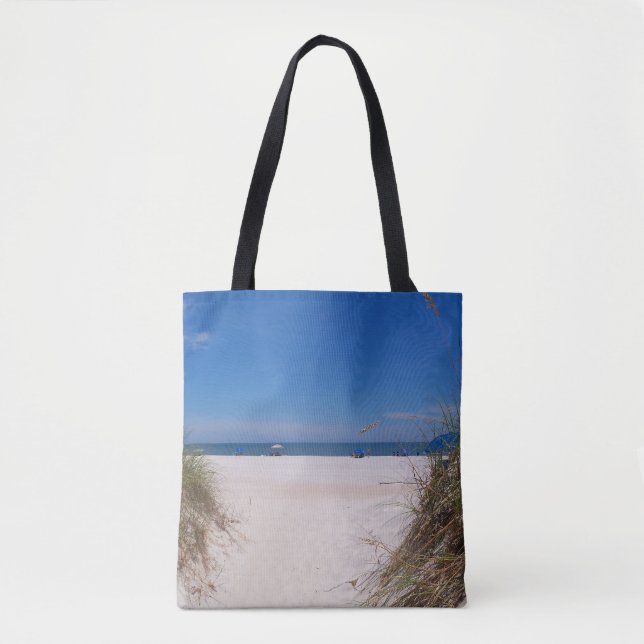 Der Strand auf einer Tasche (Vorderseite)