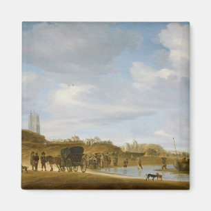 Der Strand bei Egmond-an-Zee Magnet