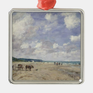 Der Strand bei Tourgeville, 1893 Silbernes Ornament