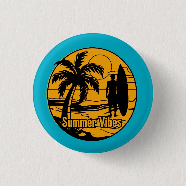 Der Strand Button (Vorderseite)