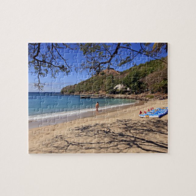 Der Strand des Pigeon Island National Park (Horizontal)