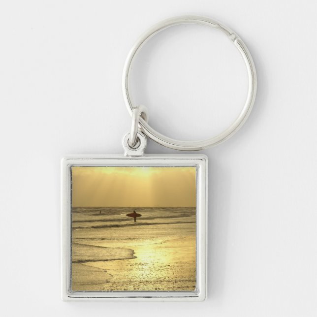 Der Strand des Sunset Schlüsselanhänger (Vorne)