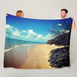 Der Strand Fleecedecke