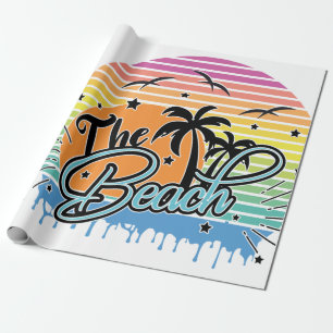 Der Strand Geschenkpapier