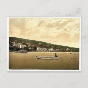 Der Strand Grange-over-Sands, England selten Fotoc Postkarte