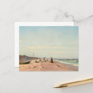 Der Strand in Long Branch, New Jersey Postkarte