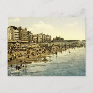 Der Strand in Ostende Belgien Postkarte