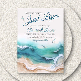 Der Strand ist nicht Extravagant, nur die Hochzeit Einladung