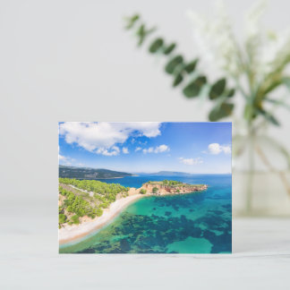 Der Strand Kokkinokastro auf der Insel Alonissos Postkarte