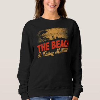 Der Strand nennt mich Paradies Hawaii Aloha Surf Sweatshirt