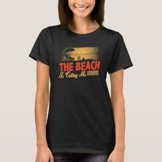 Der Strand nennt mich Paradies Hawaii Aloha Surf T-Shirt