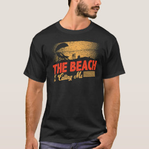 Der Strand nennt mich Paradies Hawaii Aloha Surf T-Shirt