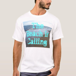 Der Strand nennt Ozean-Sommer-Strand-T-Shirts T-Shirt