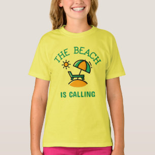 Der Strand nennt sich eine einfache Strandlandscha T-Shirt