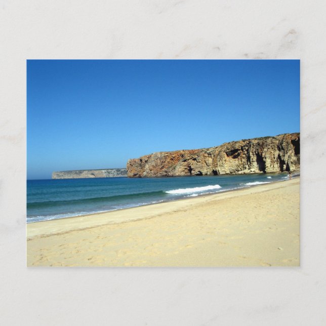 Der Strand Postkarte (Vorderseite)