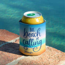 Der Strand ruft den stylischen Sommer an Dosenkühler